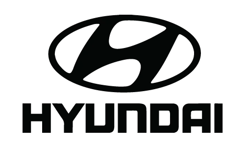 black hyundai logo