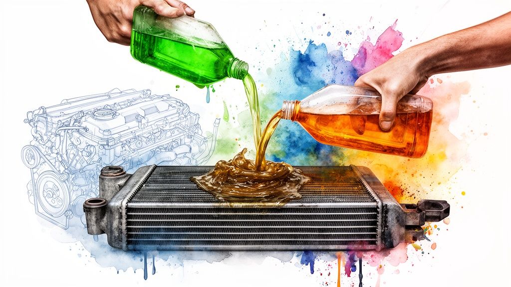 can i mix coolants coolant mix