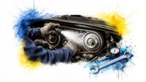 car belt making noise engine belt