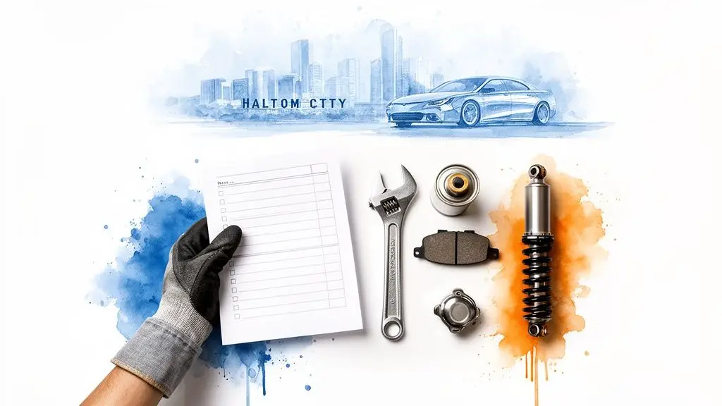 checklist for car maintenance car parts
