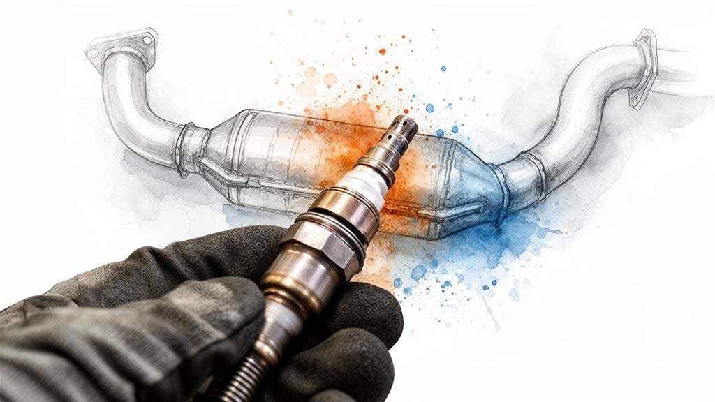 downstream oxygen sensor location o2 sensor