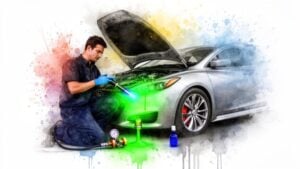 find coolant leak leak detection