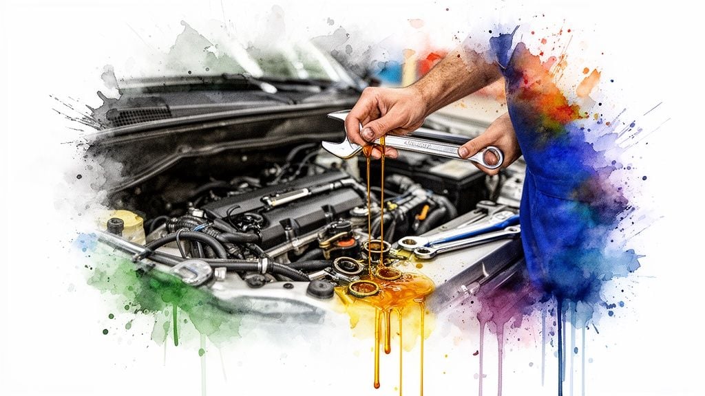 gasket leaking oil oil change