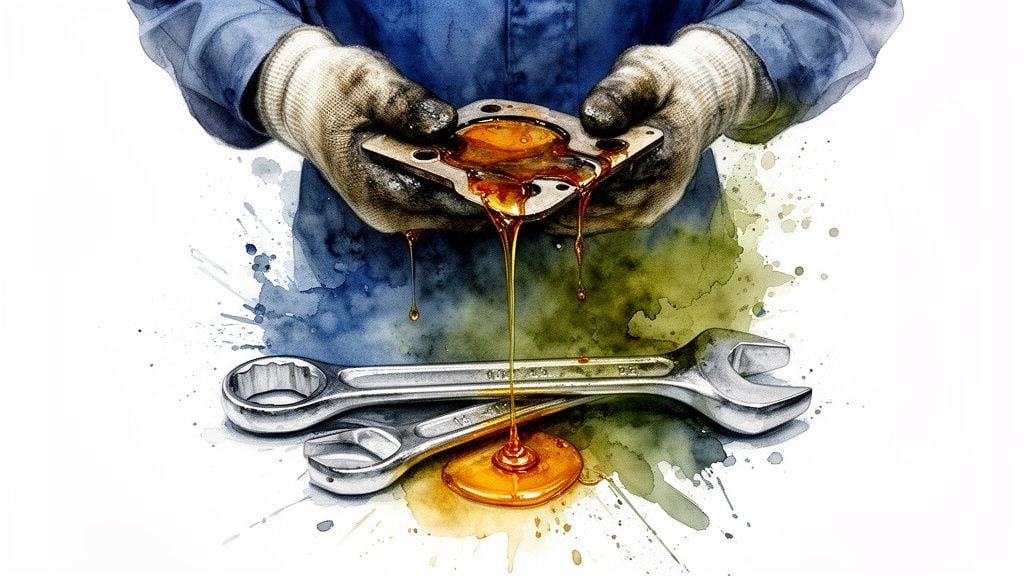 gasket leaking oil oil leak