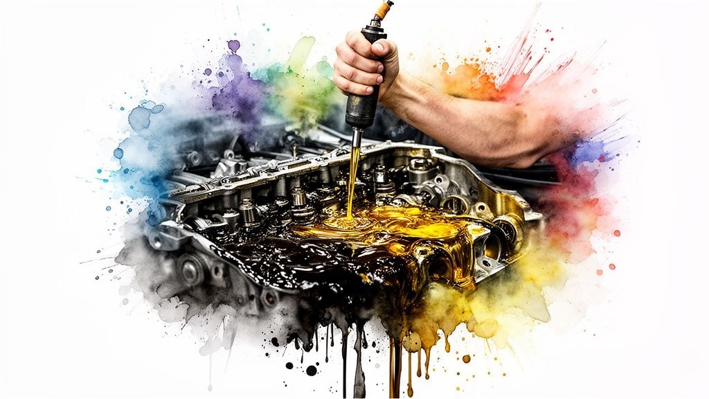 how much is an engine flush oil change