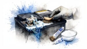 battery terminal corrosion prevention battery cleaning