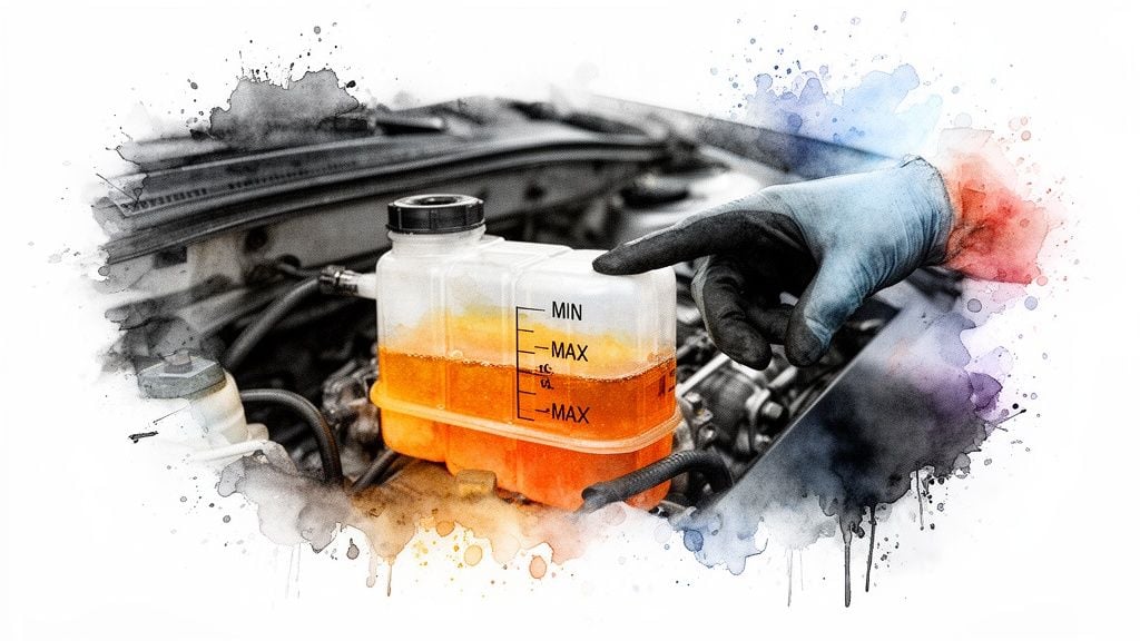 brake fluid level fluid check