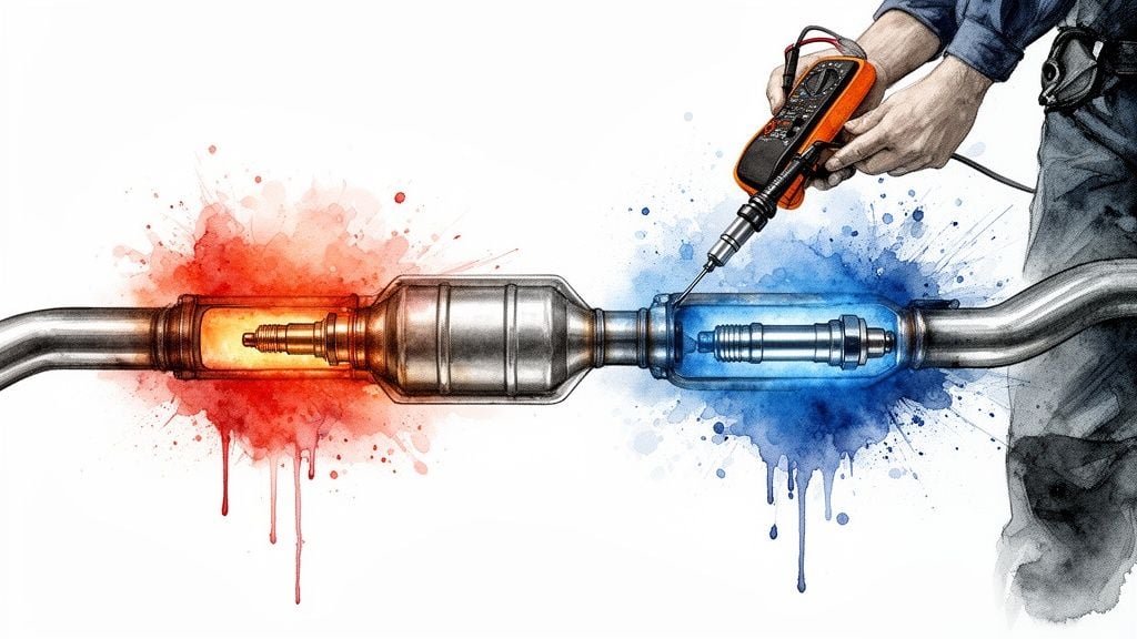 difference between upstream and downstream o2 sensor o2 sensor comparison