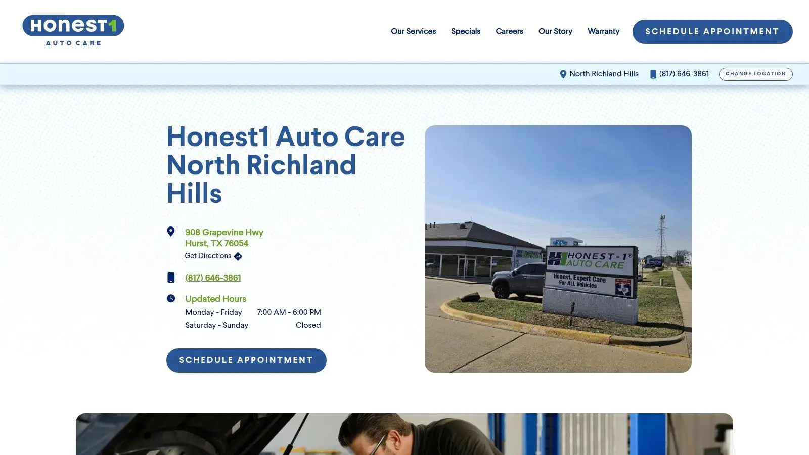 Honest-1 Auto Care – North Richland Hills