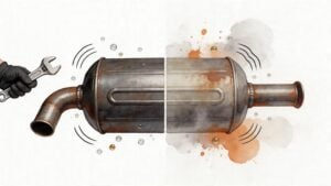bad muffler symptoms rusty muffler