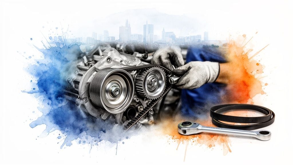 fan belt replacement auto repair