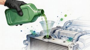 green prestone antifreeze car maintenance