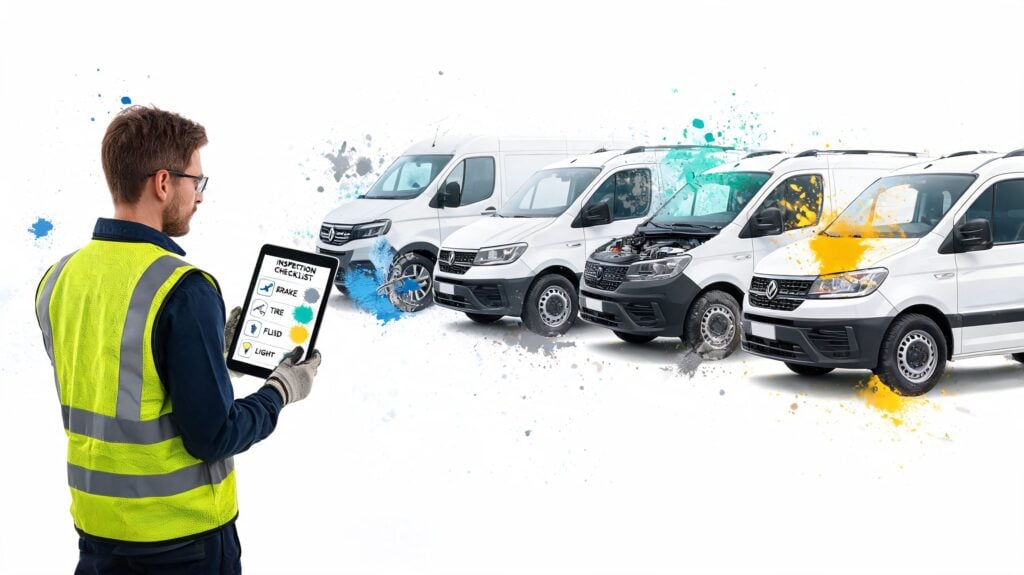 company vehicle maintenance checklist fleet inspection