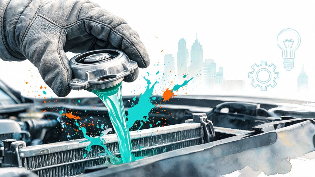 coolant change service radiator maintenance