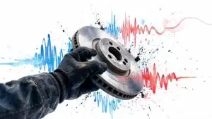 warped rotor sound brake rotor