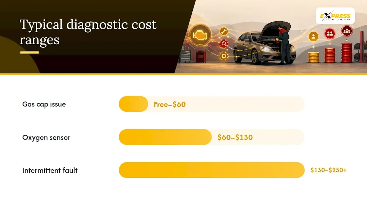 How Much Does a Check Engine Diagnostic Cost? — overview diagram
