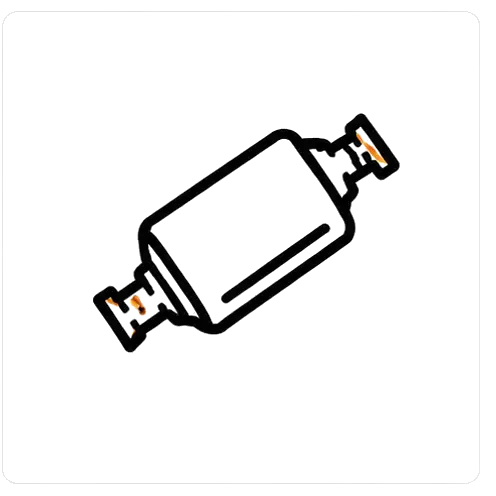 Hand-drawn electrical fuse icon