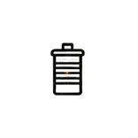 Black desktop computer tower icon on white background