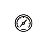 Vintage compass icon on transparent background