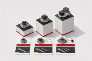 Isometric water pump cost tier illustration