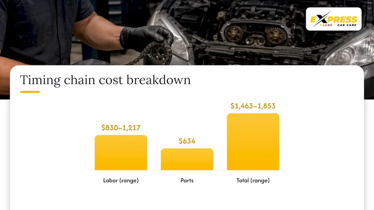 Timing chain replacement cost breakdown
