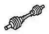 Black-and-white illustration of a vehicle CV axle shaft
