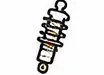 Hand-drawn shock absorber icon on white background