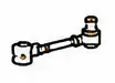 Small metal pipe fitting with elbow joint and hex nuts